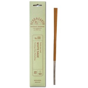 japoniški smilkalai nippon kodo white sage herb & earth