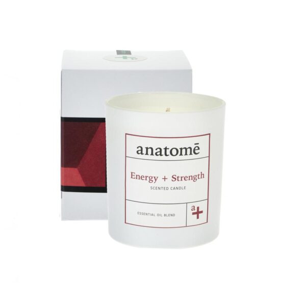Aromaterapinė žvakė Anatome – ENERGY + STRENGTH