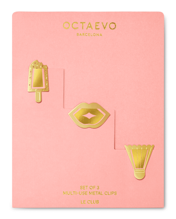 OCTAEVO multifunkciniai metaliniai segtukai Le Club