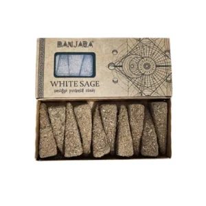 Kūginiai smilkalai Banjara WHITE SAGE.