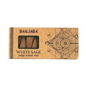 Kūginiai smilkalai Banjara WHITE SAGE