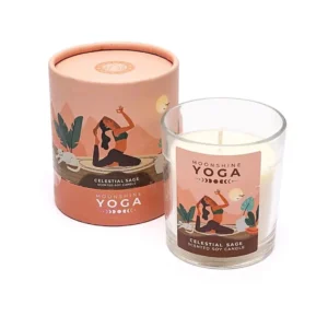 Kvepianti sojų vaško žvakė Celestial Sage, Moonshine Yoga