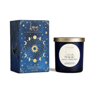 Kvepianti sojų vaško žvakė Lunar Magic, Carnatia „Starry Spell”