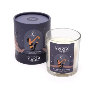 Kvepianti sojų vaško žvakė Moonlit Jasmine, Moonshine Yoga