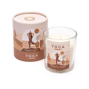 Kvepianti sojų vaško žvakė Tranquil Woods, Moonshine Yoga